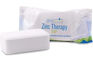 Dermaharmony 2% Pyrithione Zinc (ZnP) Bar Soap 4 oz - Crafted for Those with Skin Conditions - Seborrheic Dermatitis, Dandruff, Psoriasis, Eczema, etc.