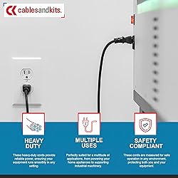 Cables and Kits - Heavy Duty AC Power Cord 6ft