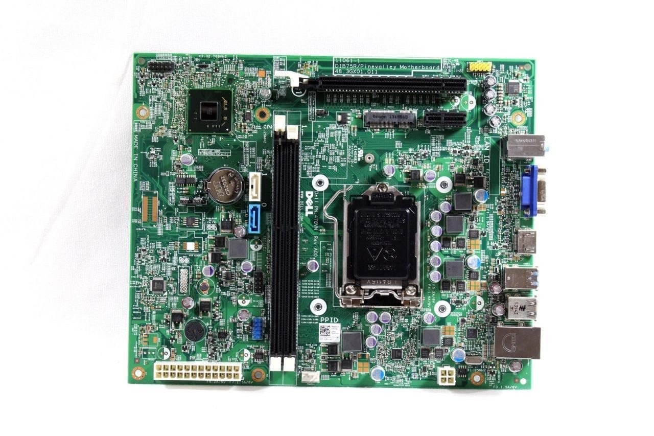 Amazon.com: Dell Vostro 270 Inspiron 660 Motherboard 0478VN 11061-1 DIB75R  XFWHV 478VN 48.3GX01.011: Computers & Accessories