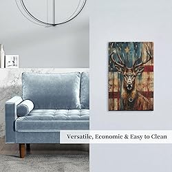 Xuejiaku Light Switch Cover Rustic Elk Deer Vintage