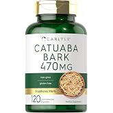 Carlyle Catuaba Bark Supplement | 470mg | 120 Capsules | For Men and Women | Non-GMO &amp; Gluten Free Supplement