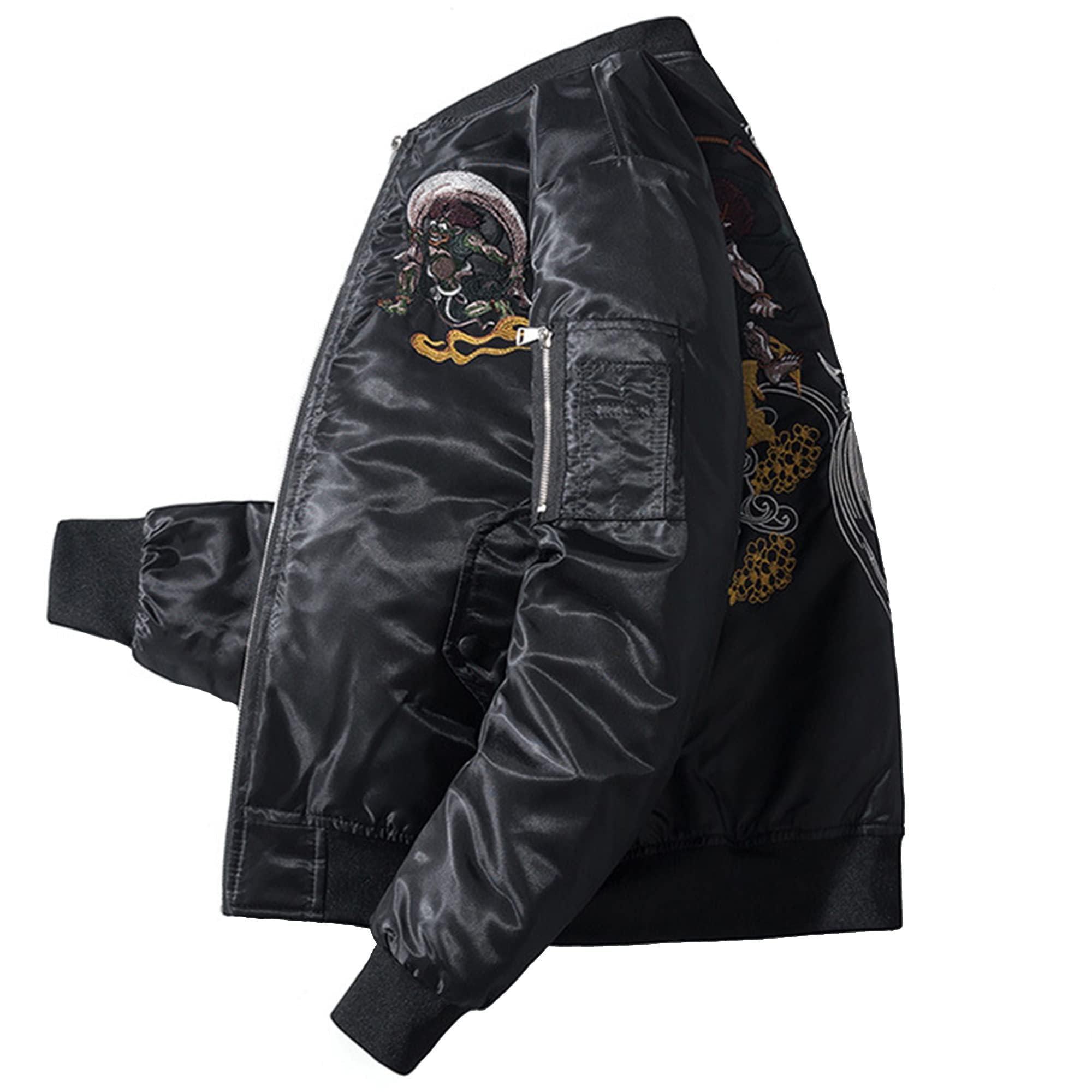Evil Eye Pattern Print Men's Bomber Jacket main image 1