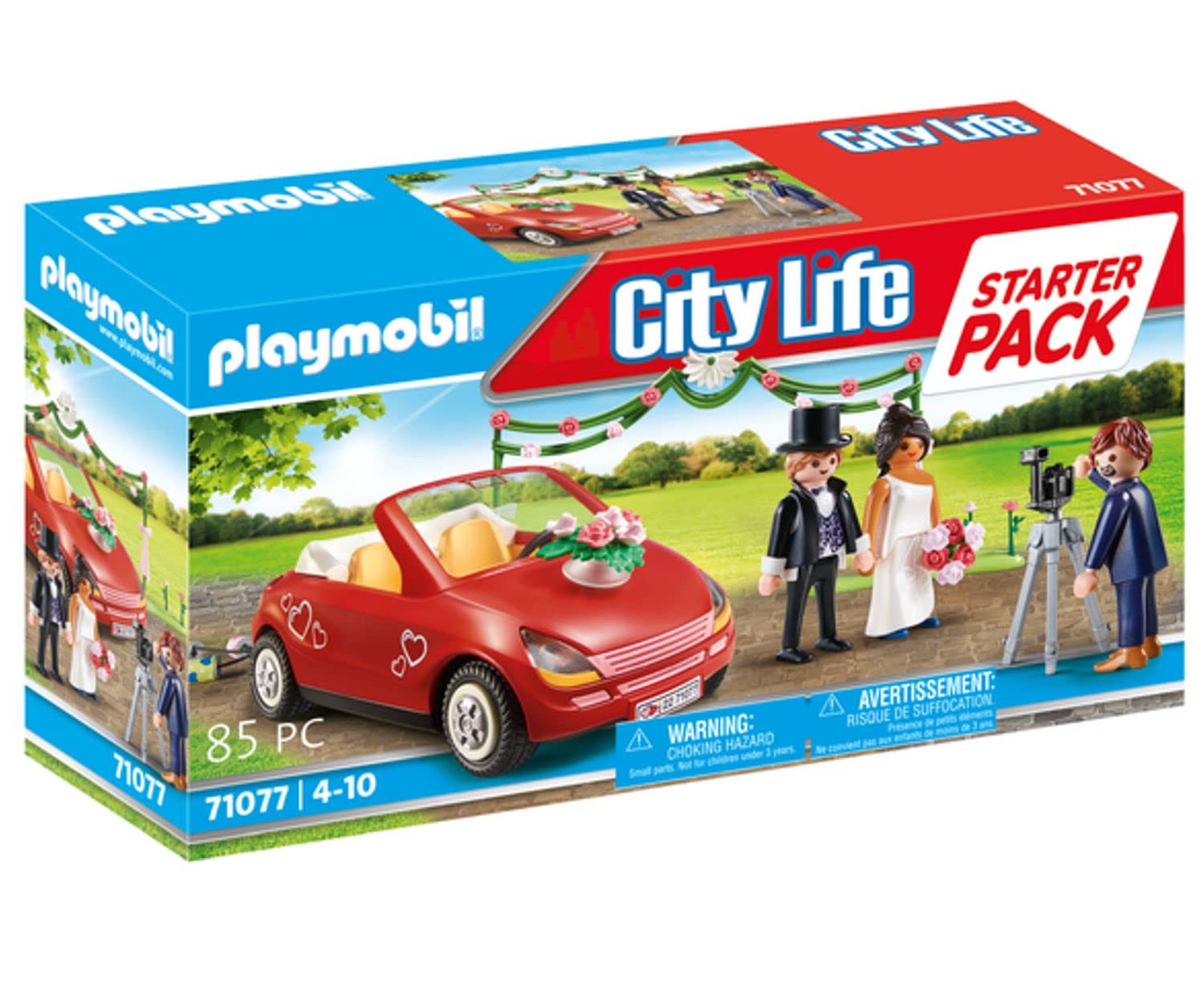 Playmobil 71077 City Life Wedding Starter Pack, Fun Imaginative Role-Play, Playset Suitable for Children Ages 4+