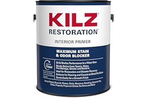 KILZ MAX Maximum Stain and Odor Blocking Interior Latex Primer/Sealer, White, 1-gallon
