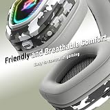 Ozeino Wireless Gaming Headset 2.4GHz 40H Battery PS5 PS4 PC USB Type-C view 6