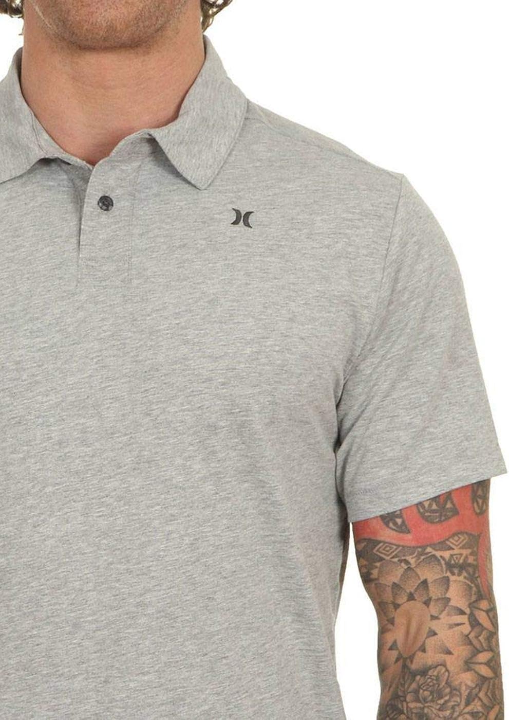 Hurley Men's Harvey Short Sleeve Polo with Nike Dri-fit: Clothing