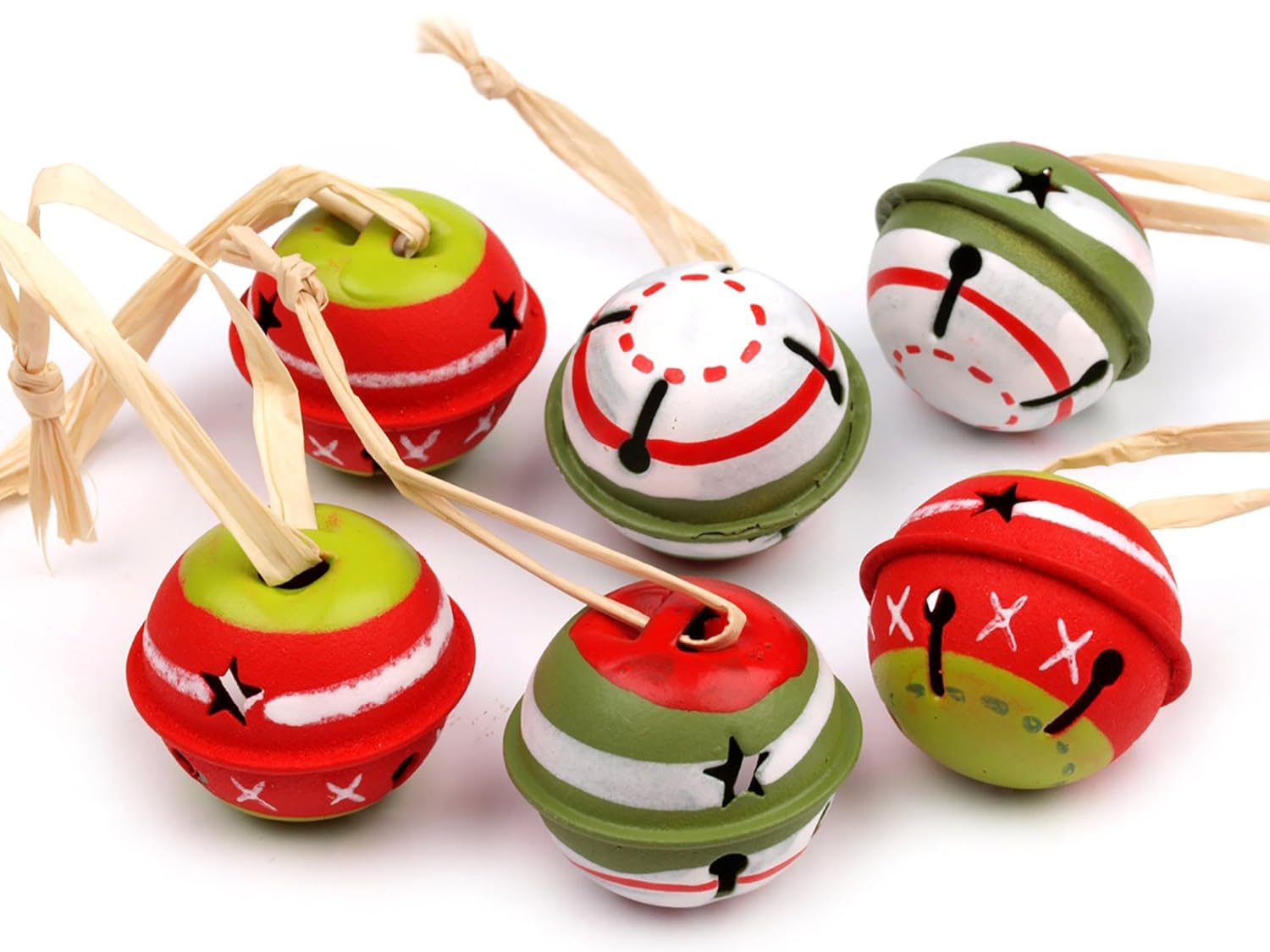 6 Decorative Clamps 30 mm, Red White Green Amazon.co.uk Kitchen