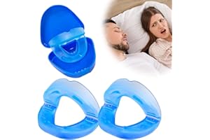 2Pcs Anti Snoring Mouthpiece Devices, Stop Snoring Aids for Men Women, Effective Anti Snore Mouth Guard for Prevent Snore, Sl