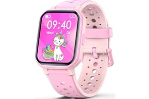 JOYELE Smart Watch for Kids Teens, No Phone Needed Fitness Tracker Boy Girls Watch with 19 Sport Modes, Pedometer, Sleep Monitor, Kids Watch Birthday Gifts Toy Gift for Girls Boys 6-16 (Pink)