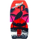 Wham-O Bodyboard with EPS Core Wrist Leash, 37" Lightweight Body Board for Beach, for Kids Teens Beginners Training