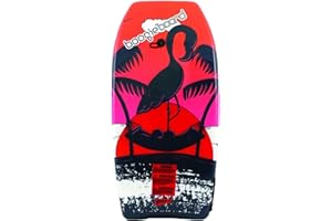 Wham-O Boogie Boards, 37" Body Board for Beach, Lightweight Bodyboard with Wrist Leash for Beginners and Training All Wave Conditions(1 Pack)