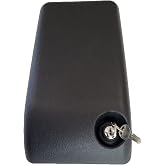 YOT Center Console LID Includes Latch &amp; Lock with 2 Keys (Black)