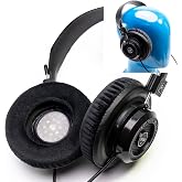 Voarmaks 100mm Velour Over Ear Earpad Replacement Compatible with Grado Headphones SR80 SR80x SR80E SR60 SR60i GS1000 SR325 SR225 RS1 and More Upgrade Listening Experience