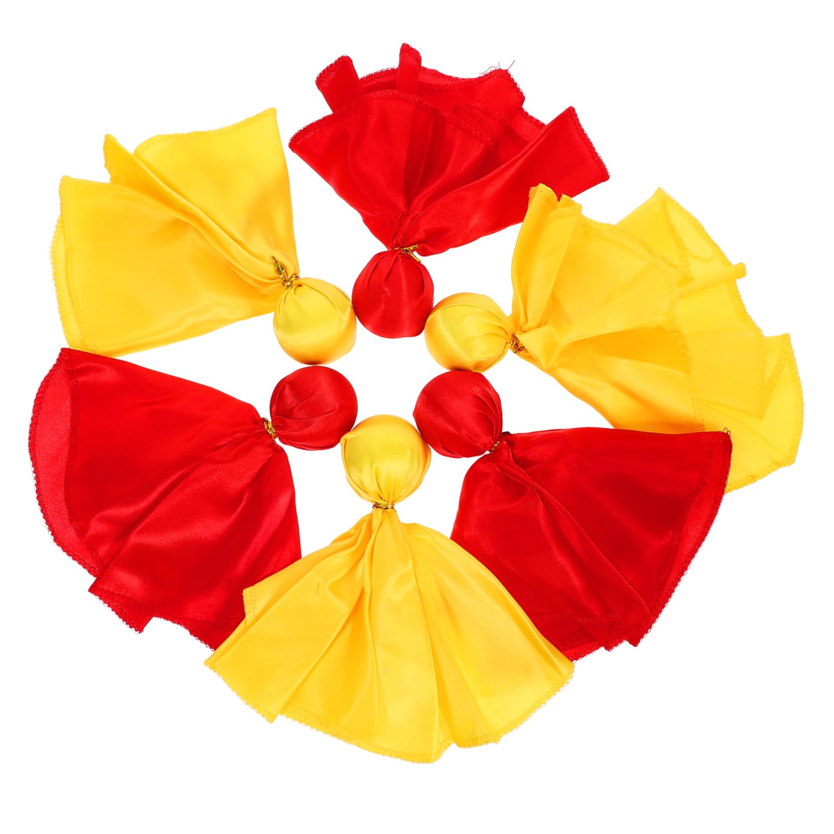 Toyvian 6PCS Penalty Flag Football Tossing Ball Flags Tossing Flags Sports Fan Set Referee Referee Props Party Accessory for Soccer Football Rugby