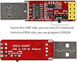 Stemedu USB to ESP8266 ESP-01S WiFi Module CH340G USB TTL Serial Adapter view 3