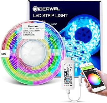 Giderwel Dreamcolor Rgb Led Strip Lights 5m Kit With Wifi Led