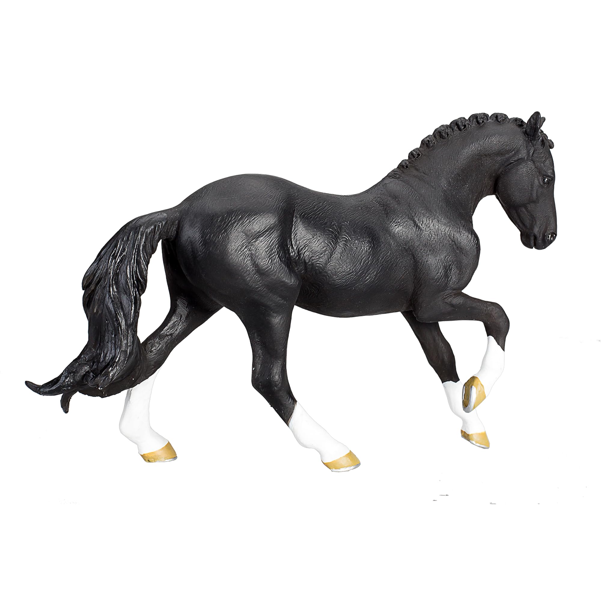 MOJO Hanoverian Black Horse Farm Animal Model Toy Figure