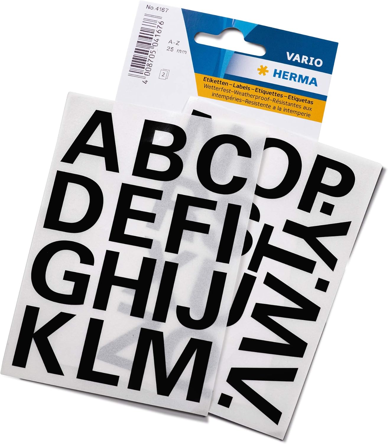 Herma Letters. 25 mm Black - Image 4