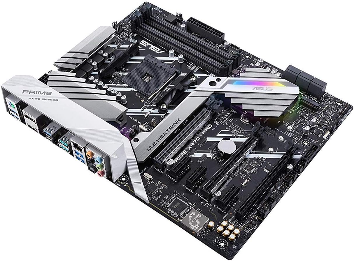 ASUS Prime X470-PRO White Motherboard