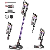 NADALY Cordless Vacuum Cleaner, 650W 55KPA 70Mins Vacuum Cleaners for Home, Anti-Tangle, Self-Standing Stick Vacuum Cordless Rechargeable, Lightweight Vacuum for Hardwood Floors/Pet Hair/Carpet