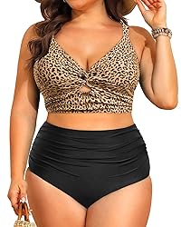 Daci Plus Size Two Piece Swimsuits - Women High