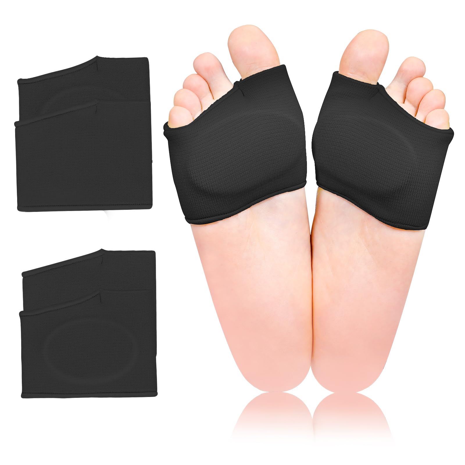 Photo 1 of Zixsavk Metatarsal Pads for Women & Men 2 Pairs Gel Cushion Foot Supports Ball of Foot Pain Relief Metatarsalgia Morton's Neuroma