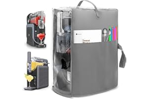 XYKZRA Slushie Machine Dust Cover for Ninja Slushie Frozen Drink Maker,Waterproof Thick Slushie Machine Cover Case with Visible Window and Multi-Pockets,Compatible for Ninja SLUSHi FS299/FS301C/FS30(Grey)