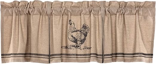 Amazon Com Vhc Brands Farmhouse Kitchen Curtains Sawyer Mill