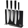 Babish 5 Piece 1.4116 German Steel Magnetic Forged Kitchen Knife Block Set