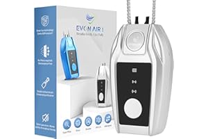 EVON AIR 1 Portable Air Purifier for Travel with 50M Ions/cm³ | Mini Wearable Necklace Ionizer, Filterless, No Maintenance | Personal Air Purifier Small, 500mAh Rechargeable, 120H Runtime, CE ROHS FCC Certified