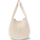 hatisan Crochet Bags for Women - Summer Beach Tote, Aesthetic Hippie Knit Bag