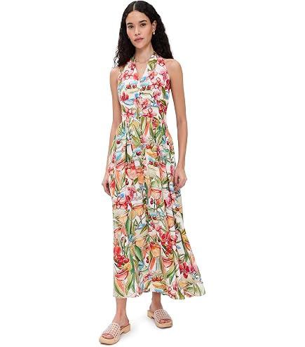 farm rio parrot halter maxi dress Women's Forrest Green Sleeveless Dress, Parrots Forest Green, XXS at Amazon Women's Clothing store YGroup_bombshell-maxi-dress
