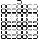 BIKICOCO Metal Rectangle Ring Buckles Square Strap Webbing Belt Rings for Bag Purse Non Welded 5/8 x 1/2 Inch