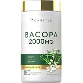 Carlyle Bacopa Monnieri Capsules | 180 Capsules | Gluten Free Supplement