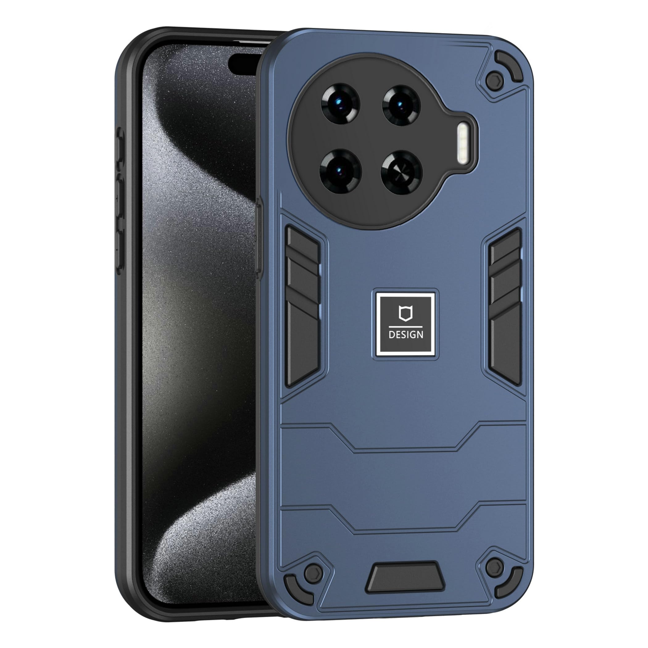 Case for Tecno Spark 20 Pro Plus Hard PC+TPU 2 in 1