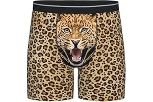 NiuKom Men's Funny Boxer Brief Breathable Stretch Underwear Fun Novelty Gift For Men