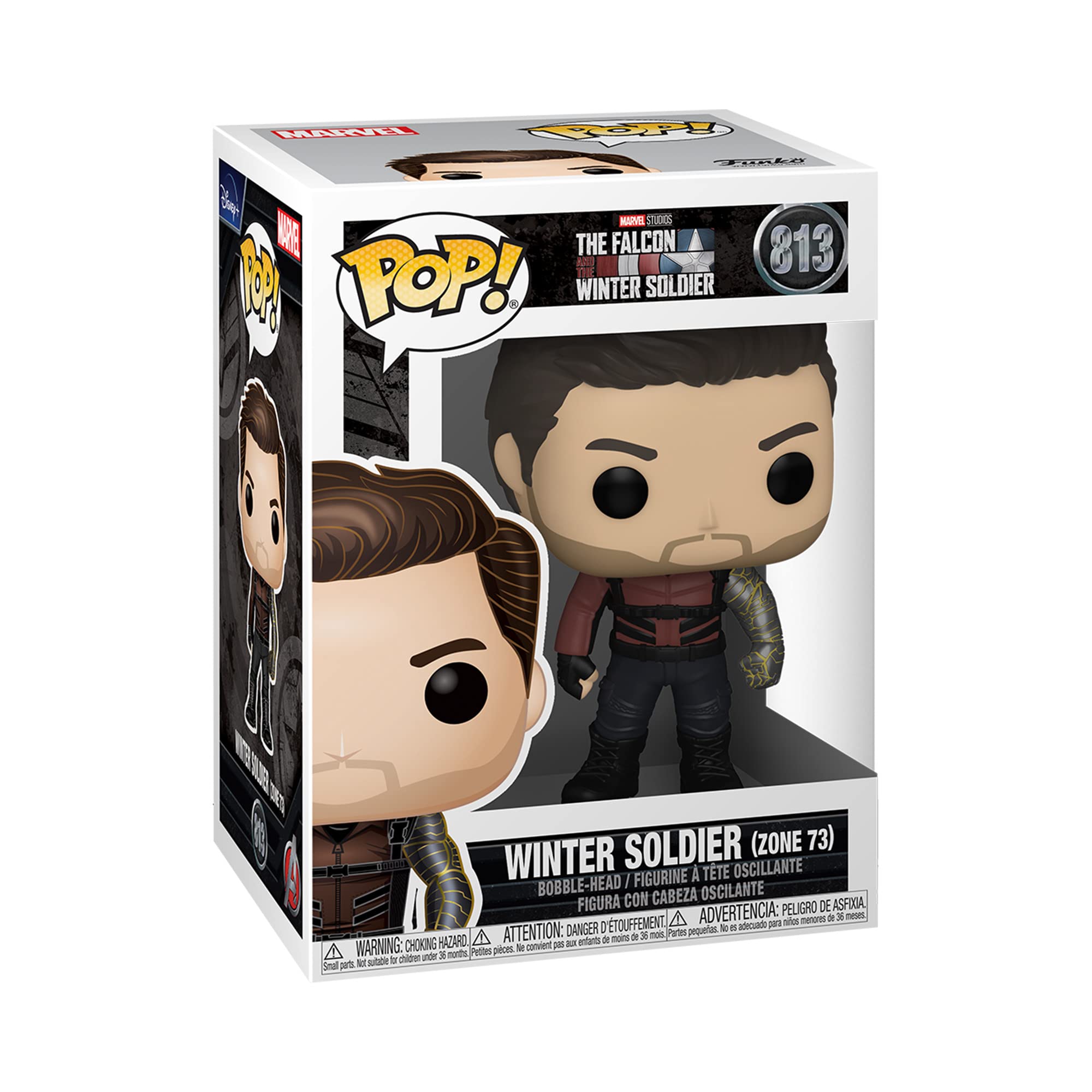Funko Pop! Marvel: Winter Soldier - The Falcon and the Winter Soldier - Collectable Vinyl Figure - Multicolor - 3.75 inches - Chibi - Collectible Toy - Gift Idea - Official Merchandise - TV Fans