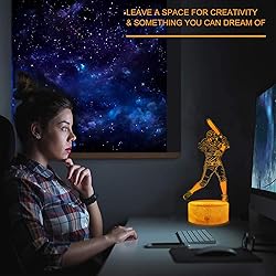 Softball Gifts for Girls, Baseball Night Light, 3D