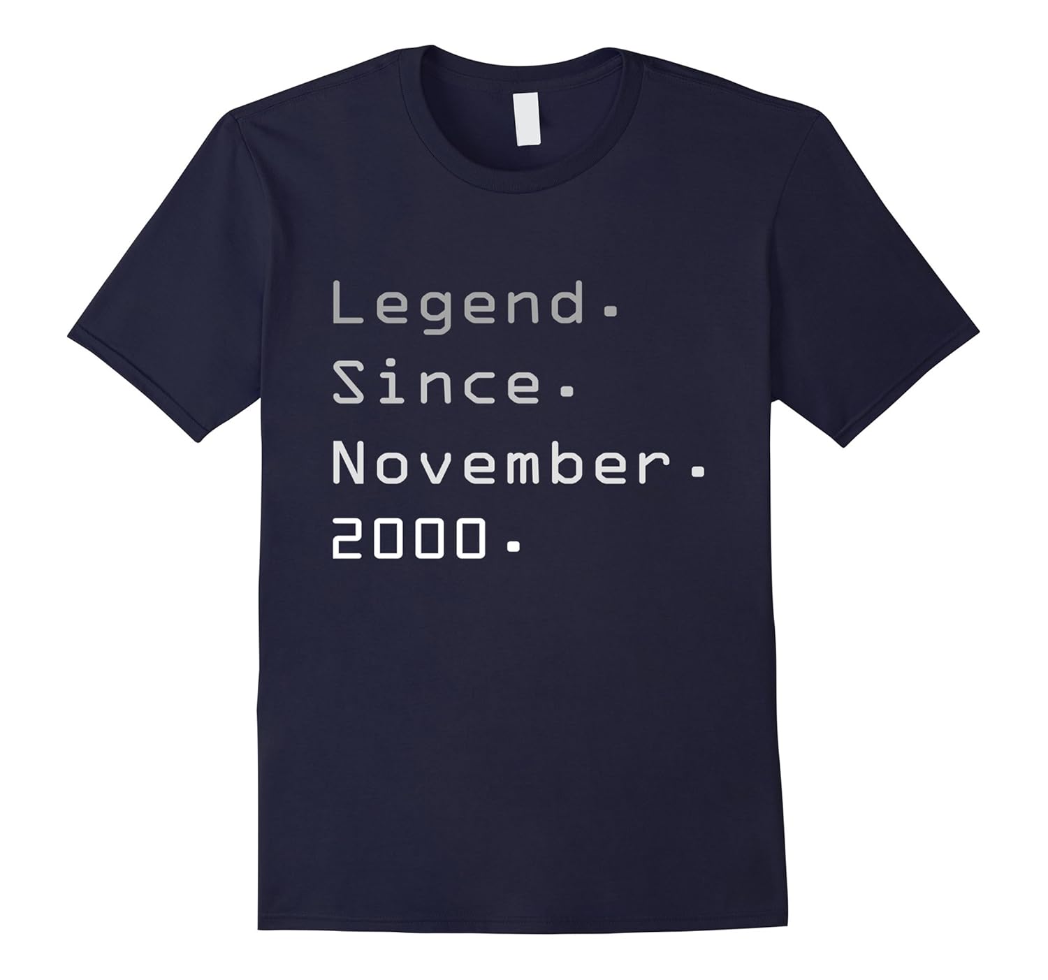 Legend Since November 2000 TShirt 17th Birthday Gift Shirt-ANZ