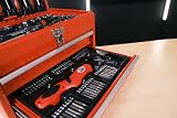 Mannesmann Tool Box 155 Piece Mechanics Workshop Set Steel 2 Drawers GS-Approved view 7