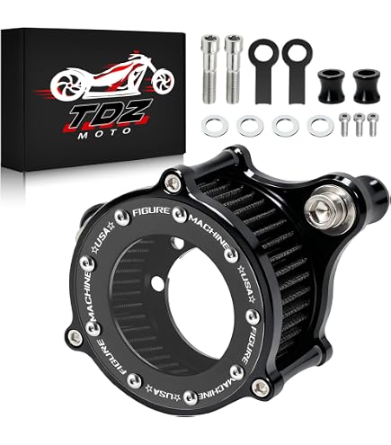 Amazon.com: Baron Chrome Smooth Big Air Cleaner Kit (BA-2061-00