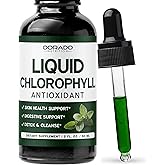 Chlorophyll Liquid Drops (60 ml) Premium Liquid Chlorophyll Drops for Skin Health and Digestive Support - Chlorophyllin Supplement for Women and Men Body Detox - Third Party Tested - Made in USA