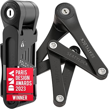 Antivol Chaîne Vélo Moto 65 Cm 5.2mm - Haute Sécurité Acier Trempé Avec Housse Protection Et 2 Clés