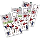 Katy Sue Sports 3D Die Cut Decoupage Sheets - 12 Pre Cut Card Making view 3