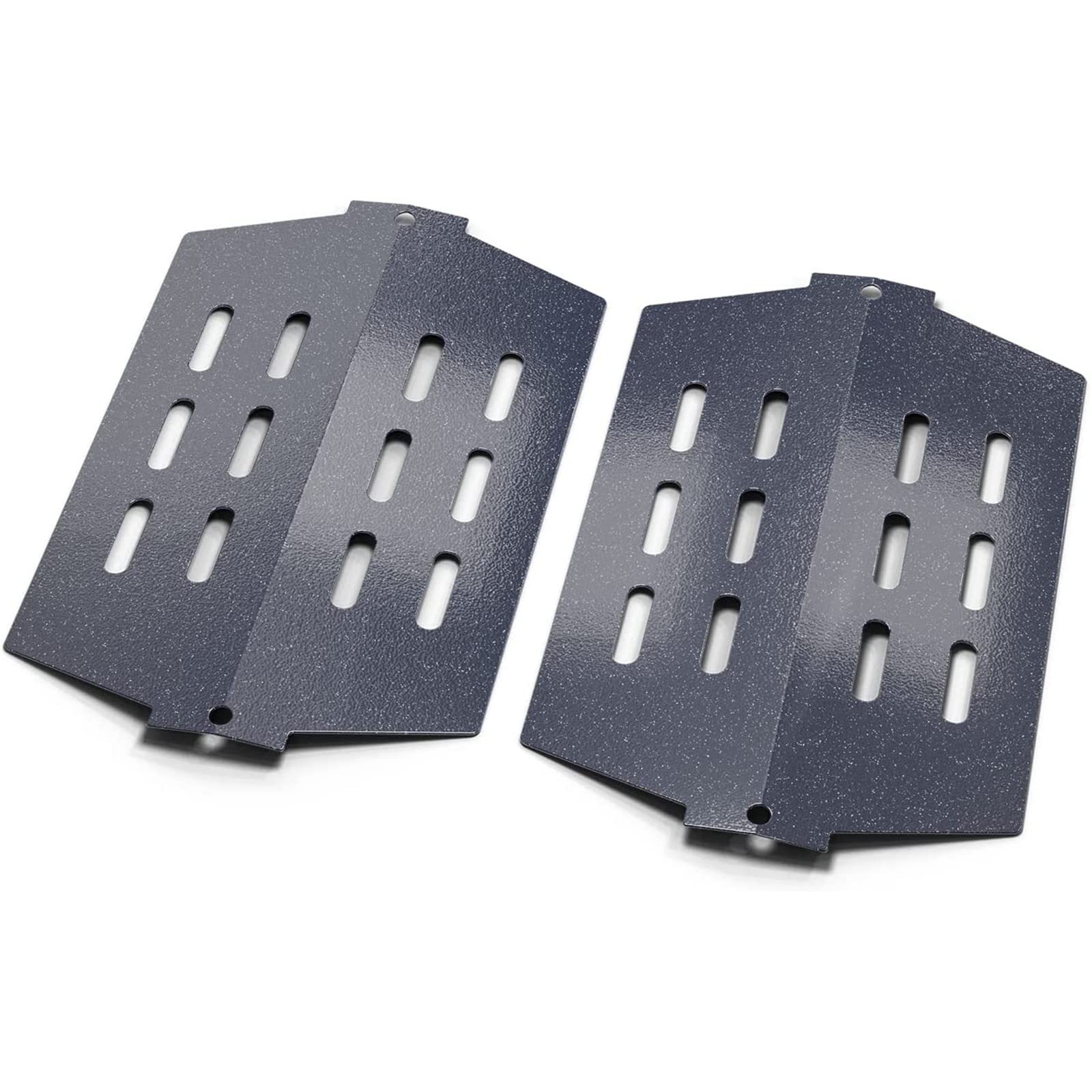 GFTIME 33.7CM Heat Deflector 7622 for Weber Genesis 300 Series - E310 E320 E330 S310 S320 S330 (with Front Control Knob), Porcelain Steel Heat Shield Grill Spare Parts for Weber 62756, 65505