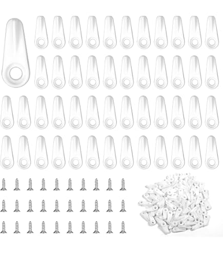 Uxcell 3/4 Inch Plastic Turn Buttons For Picture Frames – 100 Pcs With Screws, Clear - View #9