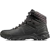 Mammut Men&rsquo;s Mercury IV Low GTX Hiking Shoes, Titanium-Hot Red, Vibram Sole, 3D Memo Foam, Day Hike Comfort