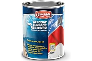 Owatrol Marine Polytrol 34 Oz - Boat Gelcoat Restorer, Protective Color Restorer for Marine Surfaces, Fiberglass, Plastic & S