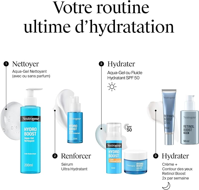Fluide Hydratant Hydro Boost SPF 50 Sans Parfum, 50 ml