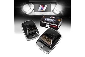 NUVISION LIGHTING Pair of LED License Plate Lights Compatible with 05-15 Tacoma / 00-13 Tundra, TO2870106 TO2870107, NVL-LPL-004